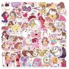 50pcs Bee and PuppyCat Sticker Cute Cartoon Decals DIY Phone Laptop Luggage Skateboard Guitar Car Waterproof 1 - Bee and PuppyCat Merch
