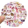 50pcs Bee and PuppyCat Sticker Cute Cartoon Decals DIY Phone Laptop Luggage Skateboard Guitar Car Waterproof 2 - Bee and PuppyCat Merch