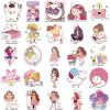 50pcs Bee and PuppyCat Sticker Cute Cartoon Decals DIY Phone Laptop Luggage Skateboard Guitar Car Waterproof 4 - Bee and PuppyCat Merch