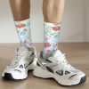 Autumn Winter Casual Men s Women s Cloud World Bee And Puppycat Socks Sweat Absorbing Basketball 3 - Bee and PuppyCat Merch