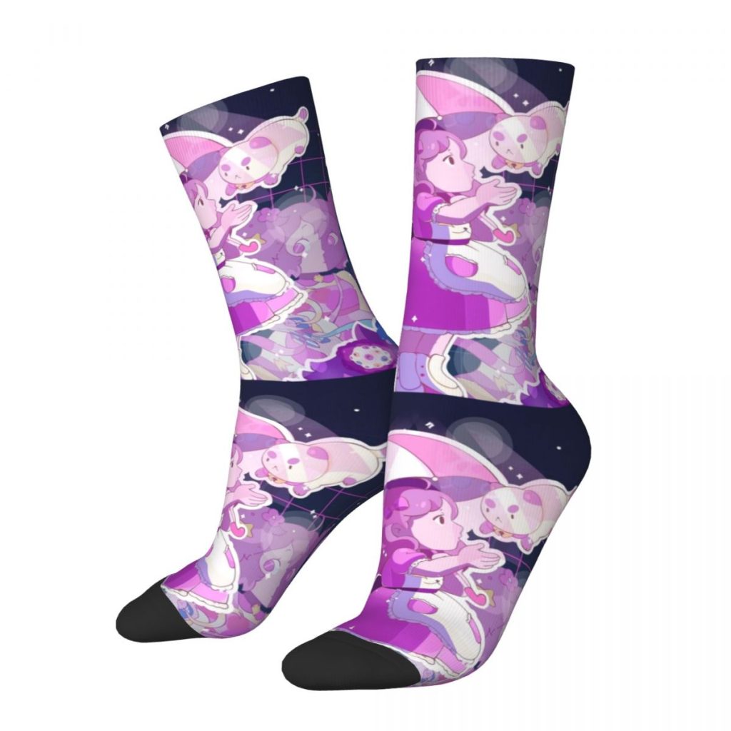 Fashion Men s Socks Hip Hop Bee And Puppycat Sock Polyester Sport Women Sock Spring Summer - Bee and PuppyCat Merch