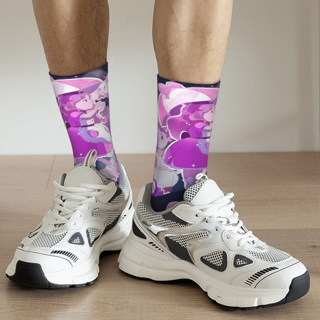 Fashion Men s Socks Hip Hop Bee And Puppycat Sock Polyester Sport Women Sock Spring Summer 3 - Bee and PuppyCat Merch
