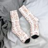 Funny Bee And Puppycat Poses Soccer Socks Polyester Middle Tube Socks for Women Men Sweat Absorbing 2 - Bee and PuppyCat Merch
