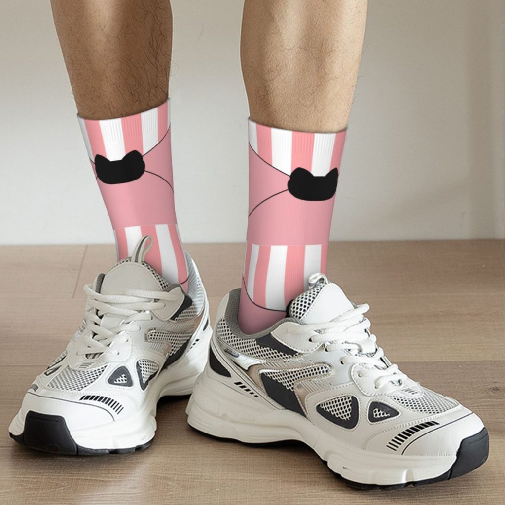 Happy Funny Male Men Socks Casual Bee And Puppycat Temp Work Assignment Sock Skateboard Women Sock 3 - Bee and PuppyCat Merch