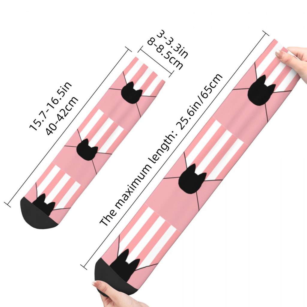 Happy Funny Male Men Socks Casual Bee And Puppycat Temp Work Assignment Sock Skateboard Women Sock 5 - Bee and PuppyCat Merch