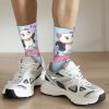 Hip hop Cool Bad Boy Bee And Puppycat Basketball Socks Polyester Long Socks for Unisex Sweat 3 - Bee and PuppyCat Merch