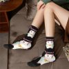 Winter Warm Casual Women Men Bee And Puppycat Best Friend Socks Breathable Middle Tube Socks 4 - Bee and PuppyCat Merch