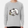 ssrcolightweight sweatshirtmensheather greyfrontsquare productx1000 bgf8f8f8 13 - Bee and PuppyCat Merch
