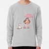 ssrcolightweight sweatshirtmensheather greyfrontsquare productx1000 bgf8f8f8 15 - Bee and PuppyCat Merch