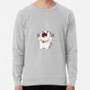 ssrcolightweight sweatshirtmensheather greyfrontsquare productx1000 bgf8f8f8 16 - Bee and PuppyCat Merch