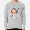 ssrcolightweight sweatshirtmensheather greyfrontsquare productx1000 bgf8f8f8 19 - Bee and PuppyCat Merch