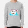 ssrcolightweight sweatshirtmensheather greyfrontsquare productx1000 bgf8f8f8 23 - Bee and PuppyCat Merch