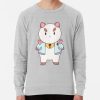 ssrcolightweight sweatshirtmensheather greyfrontsquare productx1000 bgf8f8f8 28 - Bee and PuppyCat Merch