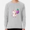 ssrcolightweight sweatshirtmensheather greyfrontsquare productx1000 bgf8f8f8 46 - Bee and PuppyCat Merch