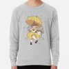 ssrcolightweight sweatshirtmensheather greyfrontsquare productx1000 bgf8f8f8 5 - Bee and PuppyCat Merch