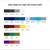 tank top color chart - Bee and PuppyCat Merch